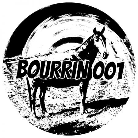 Bourrin 001 White Label Color - vinyle techno