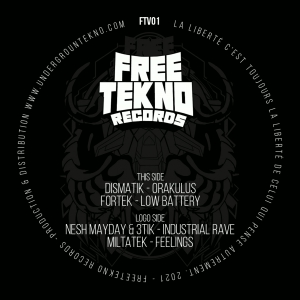 Free Tekno 01 - vinyle techno