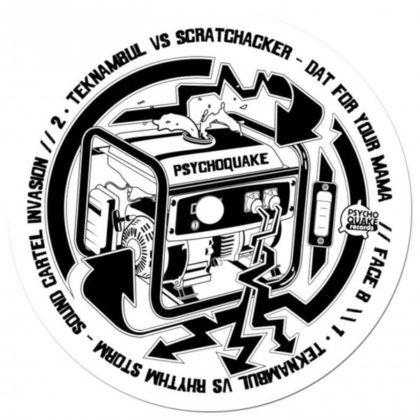 Psychoquake 12 - vinyle freetekno